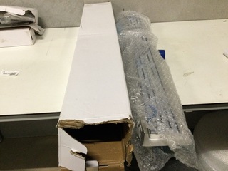 Douchegoot 90×7 cm incl. rooster WB