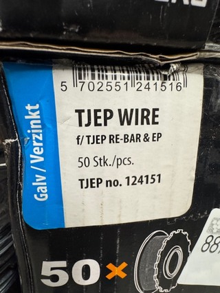 Ca. 216x Rol vlechtdraad, 124151