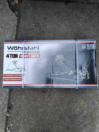 Garage krik met lage insteek Wohrstahl