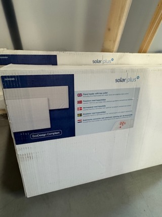 2x Elektrische convector radiator, OTD4T 10, wit