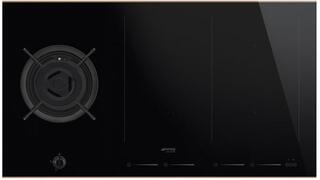 Kookplaat Smeg, PM6912WLDR, zwart