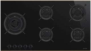 Kookplaat Smeg, Dolce Stil Novo PV695LCNRDE, zwart