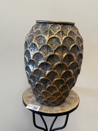 Bijzettafel met 2x vaas