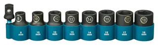 9-dlg Krachtdoppenset Makita, E-16645
