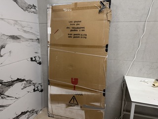 Glas plaat brons glas 100×200 cm WB, 20.3928