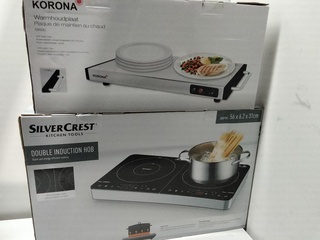 Inductie kookplaat en 1x warmhoudplaat