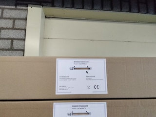 Grote infrarood heater 2400 Watt + Asb.