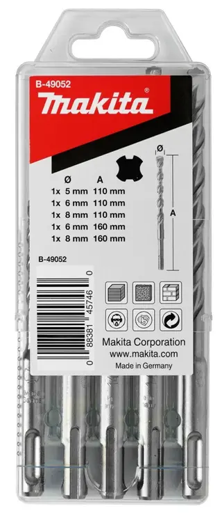 2x Borenset SDS Makita, D-00795