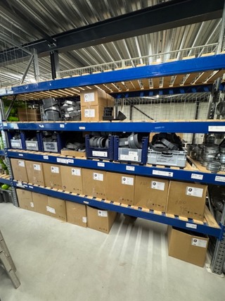 Partij Koppelstukken en beugels, Aerfoam en Ubifit, grijs