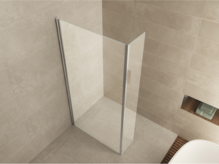 Zijwand + hoekprofiel 40×200 cm WB, 20.3820