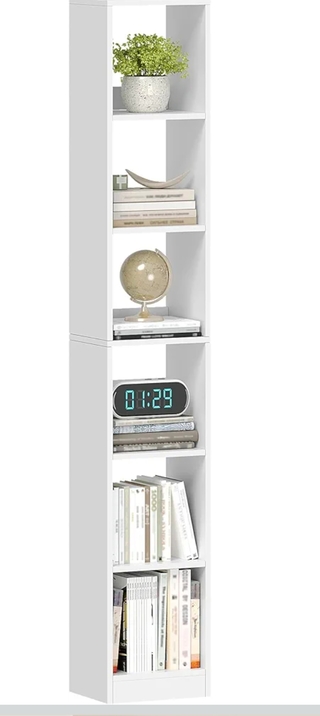 Hoge boekenkast Hzuaneri, wit