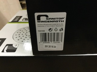 6x Handdouche met slang Aqua Su, Tola, chroom