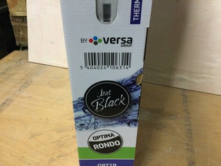 Thermostatische regendoucheset Aloni, Optima Rondo, zwart