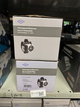 2x Verwarmingscirculatiepomp, 512 200 060