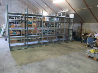 Metalen magazijnstelling Dexion, breedvakstelling