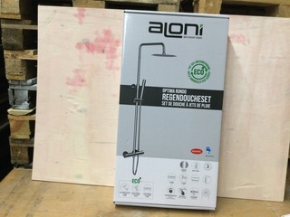 Thermostatische regendoucheset Aloni, Optima Rondo, chroom