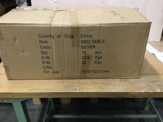 Ca. 10x Kleine Barbeque, zwart