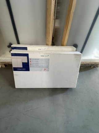 2x Elektrische convector radiator, OTD4T 10, wit