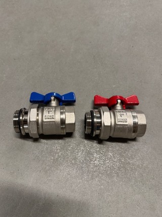 Ca. 86x Kogelkraan, 1011.19802.100, rood en blauw