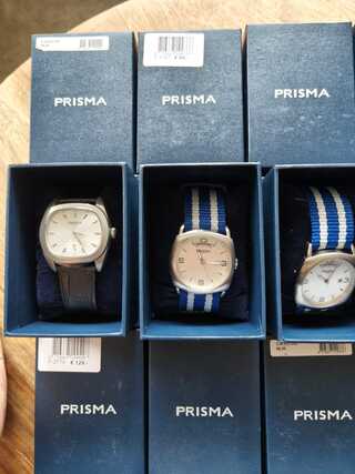 Ca. 10x Horloges diverse modellen Prisma