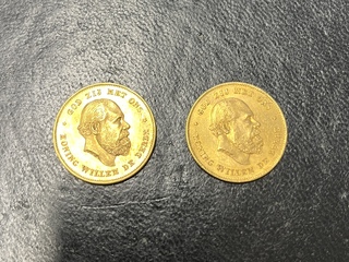 Twee gouden munten