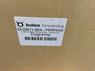 3x Loopplanken voor hond Bolooo, bruin/zwart