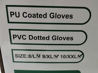 Ca. 240x Paar werkhandschoenen Jungwille