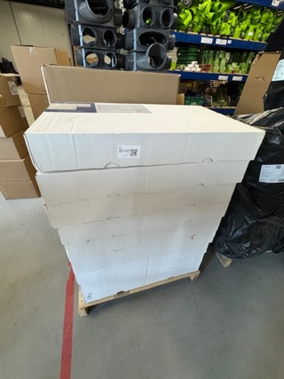 9x Elektrische convector radiator, OTD4T 10, wit