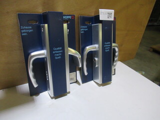 2x Voor/achterdeur veiligheidsbeslag Hoppe