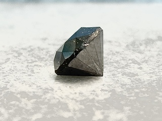 Diamant – 3.65 carat natuurlijke zwarte diamant