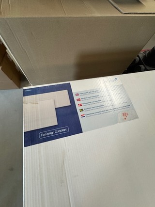 9x Elektrische convector radiator, OTD4T 10, wit