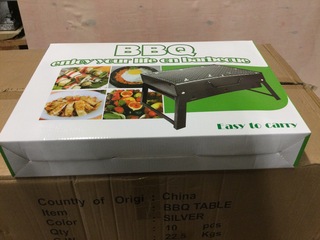 Ca. 10x Kleine Barbeque, zwart