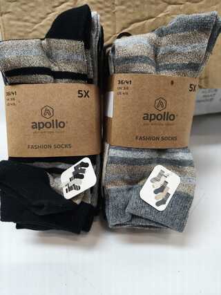 Ca. 120x Paar damessokken Apollo, diverse kleuren
