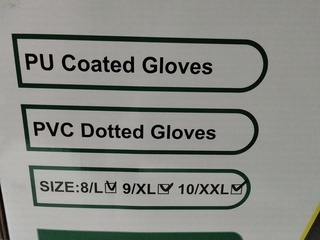 Ca. 240x Paar werkhandschoenen Jungwille