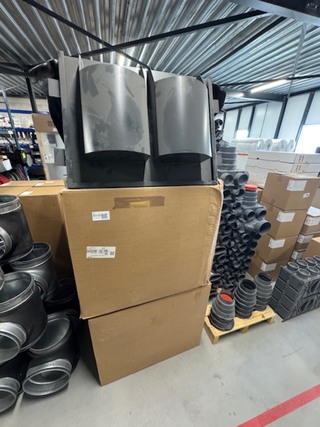 3x Dakdoorvoer, 03-00550, zwart