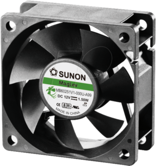 Ca. 86x Koel ventilatortjes Sunon, Maglev