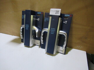 2x Voor/achterdeur veiligheidsbeslag Hoppe