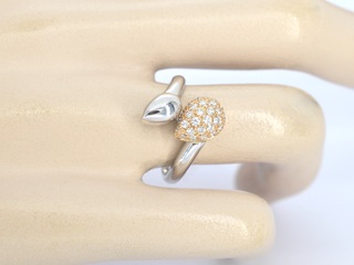 Leo Pizzo – Gouden slagring bicolour met diamanten