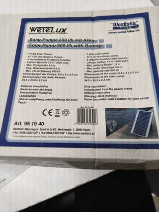 Vijverpomp Westfalia