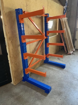 Draagarmstelling Heda, 1 Sectie’s , blauw/oranje