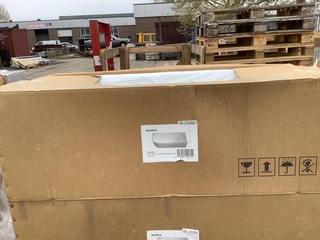 Hoekbad Rehts Lila, SK 29018, glans wit