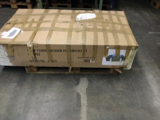 Picknickset Wicker, New York, licht grijs