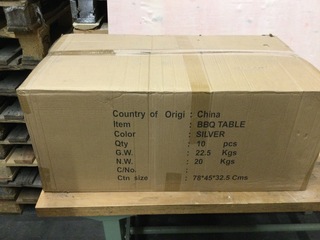 Ca. 10x Kleine Barbeque, zwart