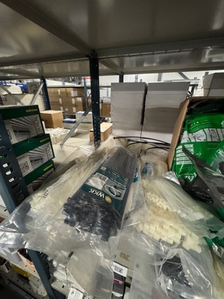 partij Tie-wraps en clips