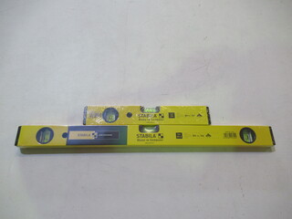 2x Waterpassen Stabila