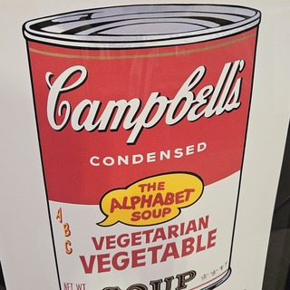 Andy Warhol lithograaf ”Campbell’s Vegetarian” – Limited Edition 23/