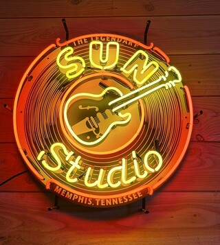 Neon Wanddecoratie, Elvis Sun Studio