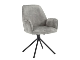 2x Roterende eetkamerstoel, Velvet, clay