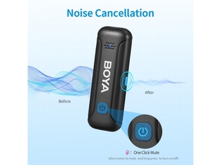 Boya BYWM3TU2  Kit For TypeC 2 X Transmitter / 1X Receiver / 1X Case