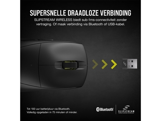 Corsair M75 AIR  Ultralichte Draadloze Gamingmuis  26.000 DPI  Zwart